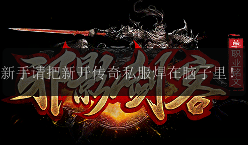 新手请把新开传奇私服焊在脑子里!(图1) 新手请把新开传奇私服焊在脑子里!